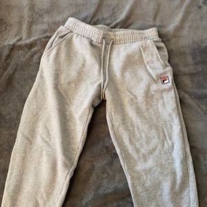 Grey Fila Sweatpants